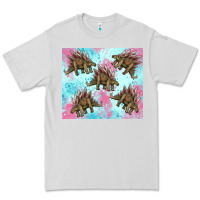 Dove Grey dinosaur stegosaurus Premium Tee - Artiststas