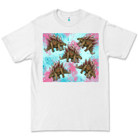 White dinosaur stegosaurus Premium Tee - Artiststas