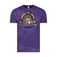 Cloud Purple Christmas nurselife rainbow Vintage Tee - JahusDesignShop