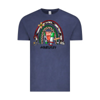 Vintage Denim Christmas nurselife rainbow Vintage Tee - JahusDesignShop