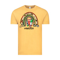 Vintage Mustard Christmas nurselife rainbow Vintage Tee - JahusDesignShop
