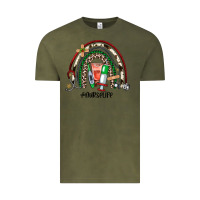 Vintage Olive Christmas nurselife rainbow Vintage Tee - JahusDesignShop