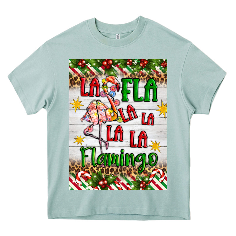 Christmas Fla La La La La La Flamingo Air Freshener Heavy Core Tee by Artiststas | Teevron