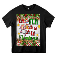 Black christmas fla la la la la la flamingo air freshener Heavy Core Tee - Artiststas