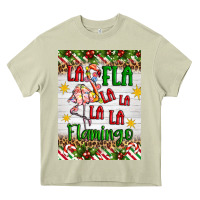Mossy christmas fla la la la la la flamingo air freshener Heavy Core Tee - Artiststas
