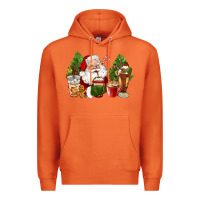 Carrot santa coffee cups christmas Premium Hoodie - CowGirlArtShop