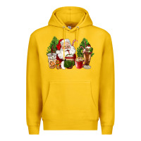 Lemon santa coffee cups christmas Premium Hoodie - CowGirlArtShop