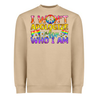 Mushroom LGBTQ I Won't Apologize For Who I Am Heavyweight Sweatshirt - BundleAndBundleShop