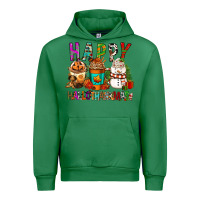 Emerald Happy hallothankmas coffee cups Urban Hoodie - FaDigitalArtStudio