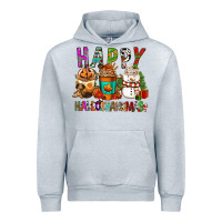 Heather Grey Happy hallothankmas coffee cups Urban Hoodie - FaDigitalArtStudio