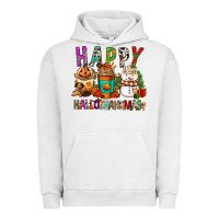 Pigment Lunar Rock Happy hallothankmas coffee cups Urban Hoodie - FaDigitalArtStudio