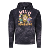 Cloud Black hello sunshine Vintage Hoodie - MaliasSmallBusiness