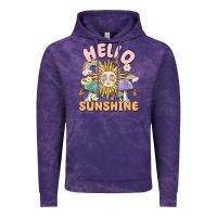 Cloud Purple hello sunshine Vintage Hoodie - MaliasSmallBusiness