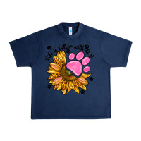 Navy life is better with dogs Urban Heavy Tee - NancyCooperArtShop