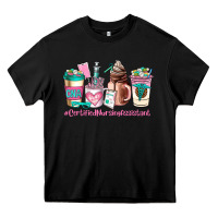 Black cerified nursing assistant coffee cup Heavy Core Tee - AdoDesignShop