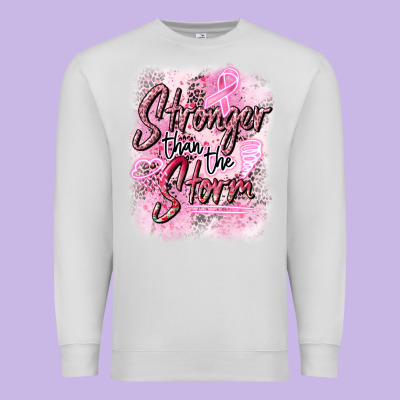 Stronger Than The Storm Premium Sweatshirt Designed By Cowgirlartshop