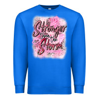 True Royal stronger than the storm Premium Sweatshirt - CowGirlArtShop