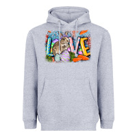 Heather Grey love easter Heavyweight Hoodie - CowGirlArtShop