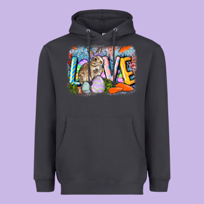 Love Easter Heavyweight Hoodie Designed By Cowgirlartshop