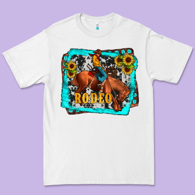 Western Rodeo Premium Tee Designed By Jahusdesignshop