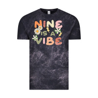 Cloud Black nine is a vibe Vintage Tee - MaliasSmallBusiness