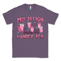 Lavender my sleigh runs on loaded tea Classic Tee - MaliasSmallBusiness