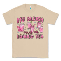 Mushroom my sleigh runs on loaded tea Classic Tee - MaliasSmallBusiness