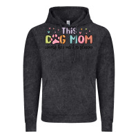 Vintage Black this dog mom wears her heart on her sleeve Vintage Hoodie - MaliasSmallBusiness