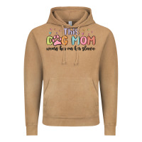 Vintage Camel this dog mom wears her heart on her sleeve Vintage Hoodie - MaliasSmallBusiness