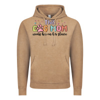 Vintage Coffee this dog mom wears her heart on her sleeve Vintage Hoodie - MaliasSmallBusiness
