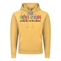 Vintage Mustard this dog mom wears her heart on her sleeve Vintage Hoodie - MaliasSmallBusiness