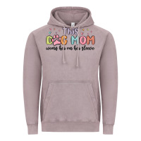 Vintage Zinc this dog mom wears her heart on her sleeve Vintage Hoodie - MaliasSmallBusiness