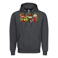 Smoke Mexico Coffee Cups Zipper Hoodie - texasbilliewilder