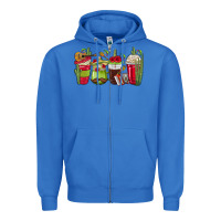 True Royal Mexico Coffee Cups Zipper Hoodie - texasbilliewilder