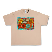 Burro pumpkin sunflower Urban Heavy Tee - AdoDesignShop