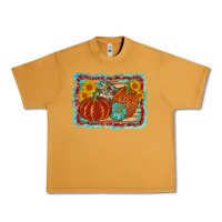 Peanut Butter pumpkin sunflower Urban Heavy Tee - AdoDesignShop