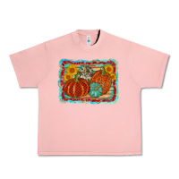Salmon pumpkin sunflower Urban Heavy Tee - AdoDesignShop