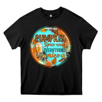 Black pumpkin spice and everythink nice earrings Heavy Core Tee - BundleAndBundleShop