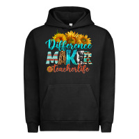 Pigment Black difference maker teacher life Urban Hoodie - BundleAndBundleShop