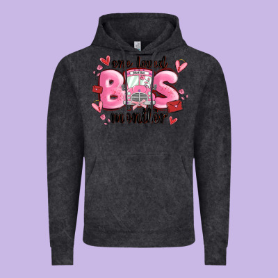 One Loved Bus Monitor Vintage Hoodie Designed By Maliassmallbusiness