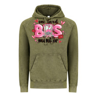 Vintage Olive one loved bus monitor Vintage Hoodie - MaliasSmallBusiness