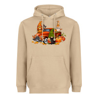Mushroom fall gnome truck Heavyweight Hoodie - CowGirlArtShop