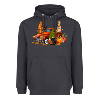 Fall Gnome Truck Heavyweight Hoodie | Teevron