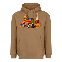 Toasted Coconut fall gnome truck Heavyweight Hoodie - CowGirlArtShop