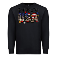 Black god bless the usa Premium Sweatshirt - CowGirlArtShop