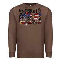 Chestnut god bless the usa Premium Sweatshirt - CowGirlArtShop