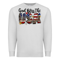 God Bless The Usa Premium Sweatshirt | Teevron