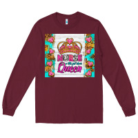 Burgundy Nurse A Title Just Above Queen Tumbler Long Sleeve Tee - BundleAndBundleShop