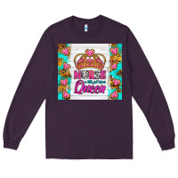 Plum Nurse A Title Just Above Queen Tumbler Long Sleeve Tee - BundleAndBundleShop