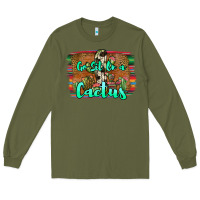 Army Green go sit on a cactus Long Sleeve Tee - JahusDesignShop